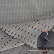 polyamide 77 elastane 23 smooth dry wicking hole mesh fabric for leggings and pants